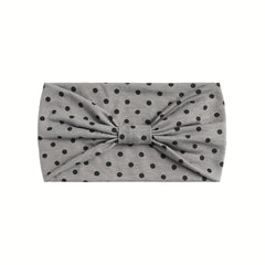 Polka Dot Wide Brim Headband Elastic Hairband Bundle