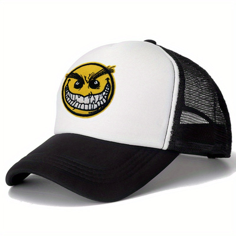 Unisex Sunshade Baseball Cap with Grimace Print