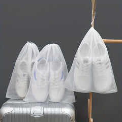 20pcs Portable Tearproof Shoe Storage Bag Non-woven Drawstring Bag