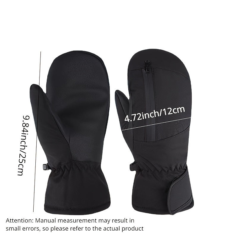 Winter Skiing Gloves Warm Waterproof Windproof Thickened