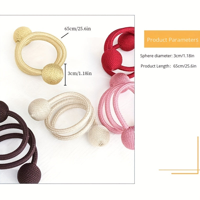 1pc Modern Curtain Tieback Binding Strap No Punching Curtain Tie Belt