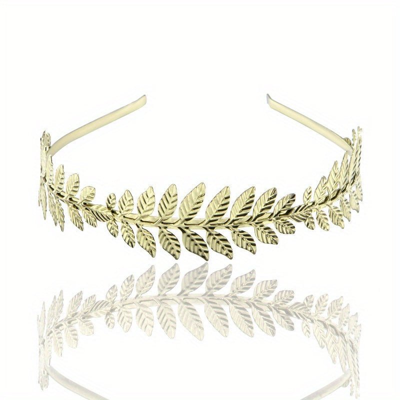 Leaf Headband Hair Hoop Baroque Bridal Jewelry Leaf Tiara Hair Accessories Gift