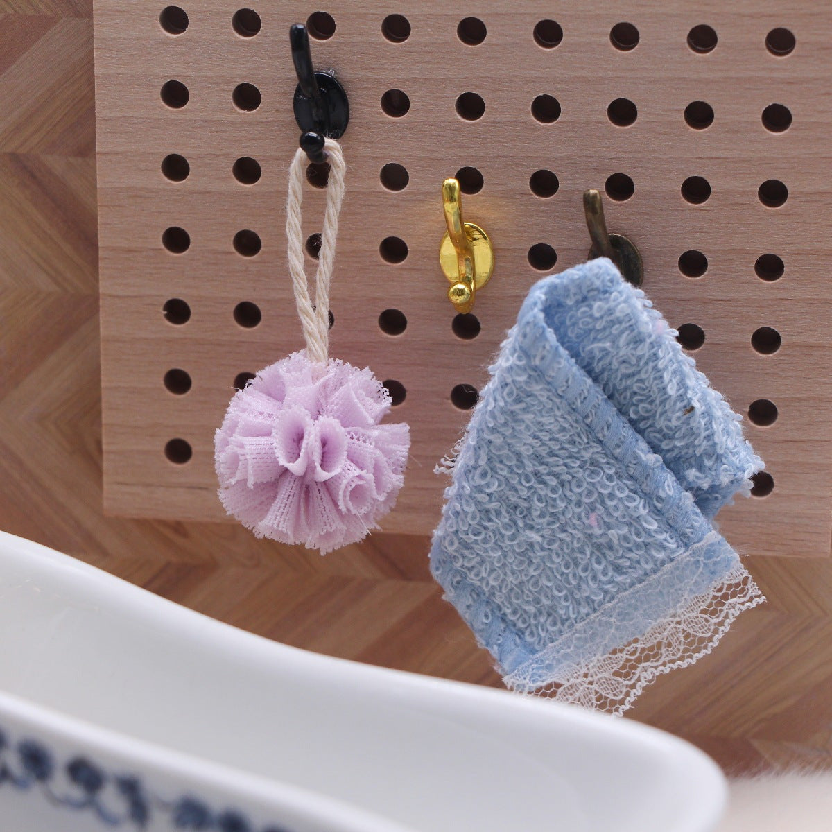 Mini Doll House Hooks 1:12 Toy Wall Hangers 3pcs