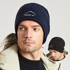 Men's Reversible Knit Beanie Winter Hat