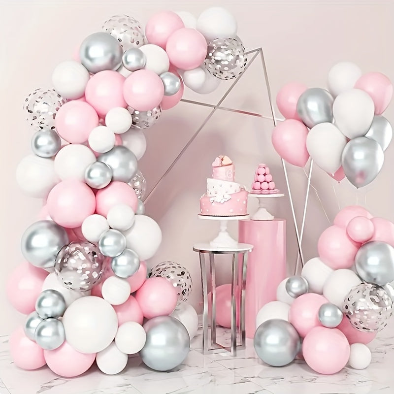 Sequined Balloon Set for Parties and Weddings