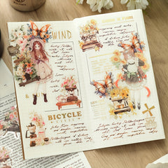 30pcs Coffee Collage Story Series Journal Sticker Pack Retro Afternoon Tea