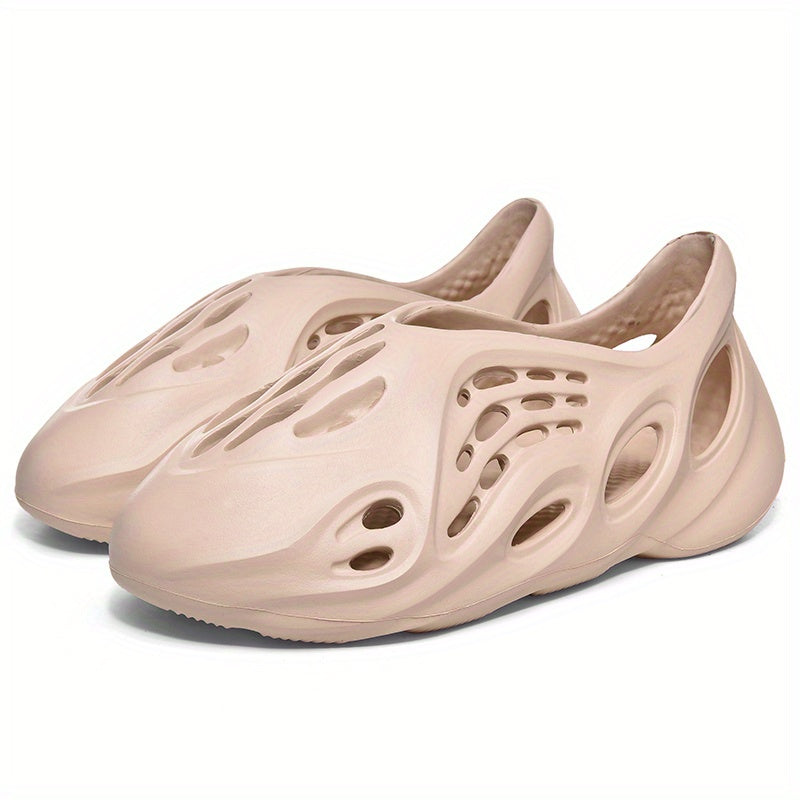 Hollow Out Closed Toe Foam Clogs Slippers Non Slip Beach Sandals