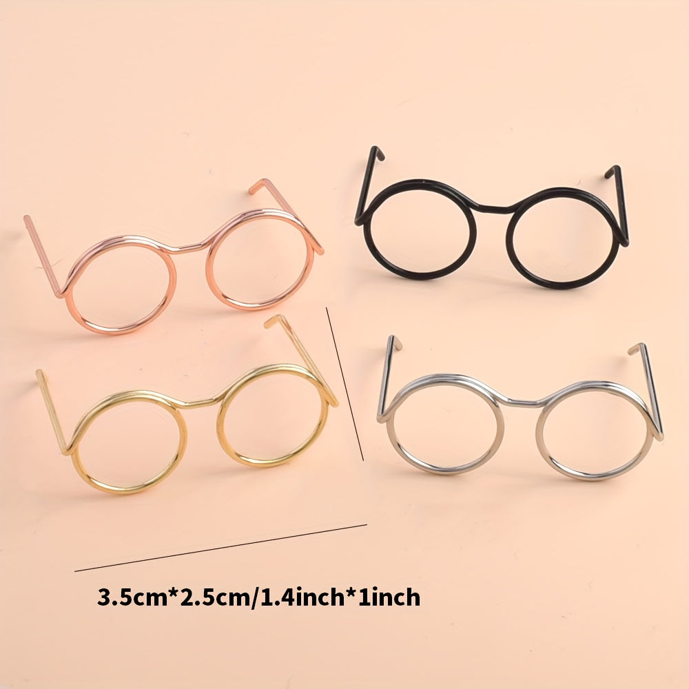 10pcs Mini Round Glasses Steel Wire Frame Micro Landscape Art Decor