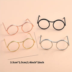 10pcs Mini Round Glasses Steel Wire Frame Micro Landscape Art Decor