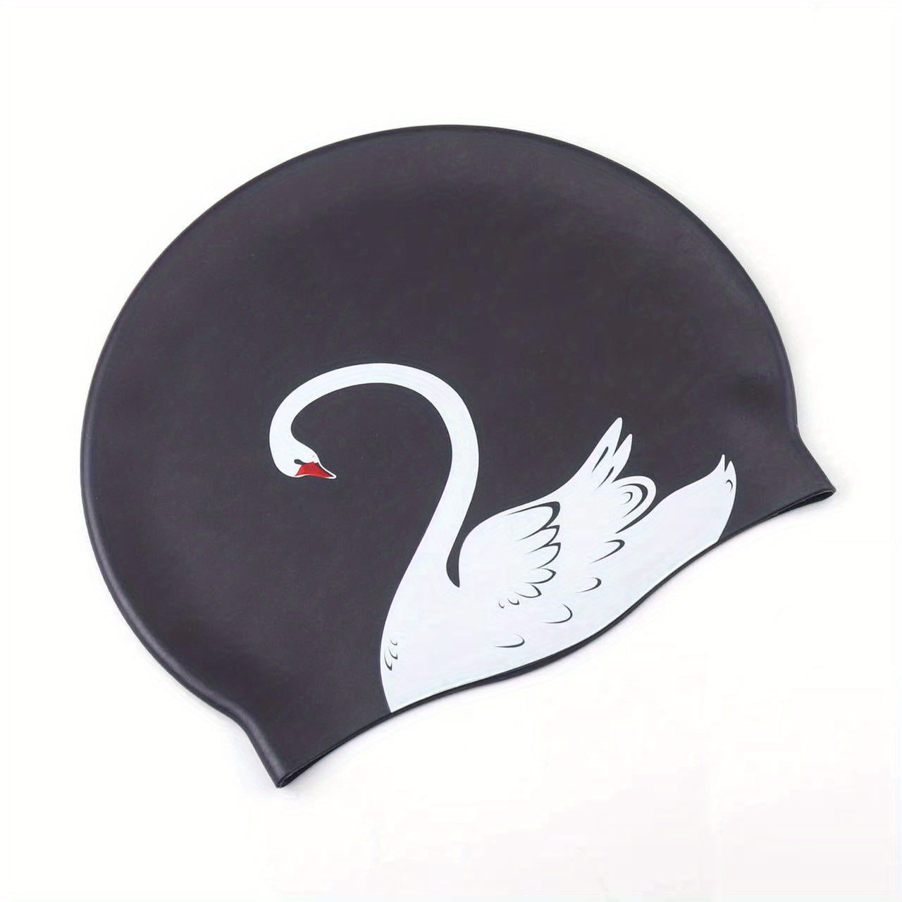 Enlarged Silicone Swimming Cap with Ear Protection