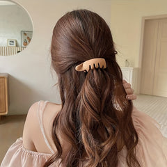Matte Banana Hair Clip Claw Non Slip Ponytail Clip Hair Accessories