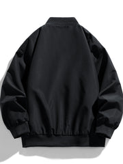 Men's Casual Baseball Collar Jacket Coat For Spring Fall