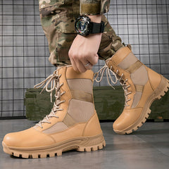 Men's High Top Tactical Work Boots Non Slip Durable Boots