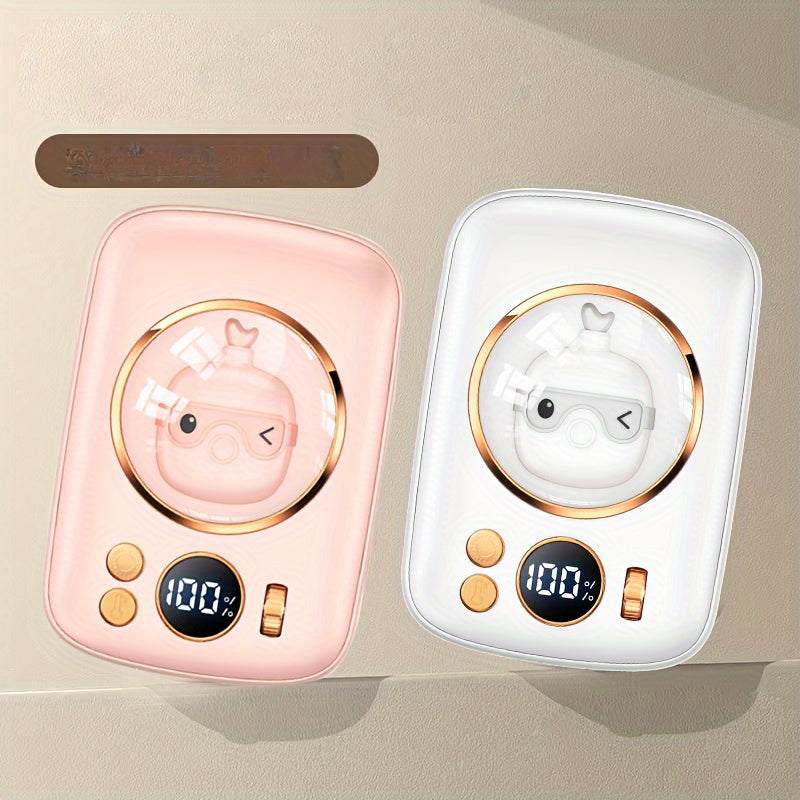 USB Multifunctional Hand Warmer Portable Mobile Charging Bank Strong Light
