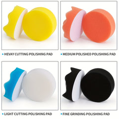 Car Foam Drill 3 Inch Buffing Pad 11 Pcs Polishing Pads Kit