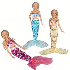 Mermaid Swimsuits For Dolls Perfect Summer Gift For Girls
