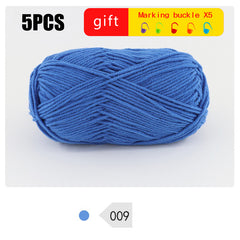 5pcs 100 Soft Acrylic Yarn for Crocheting & Knitting DIY Projects