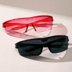 2 Pairs Semi Rimless Sports Sunglasses UV400 Sun Shades