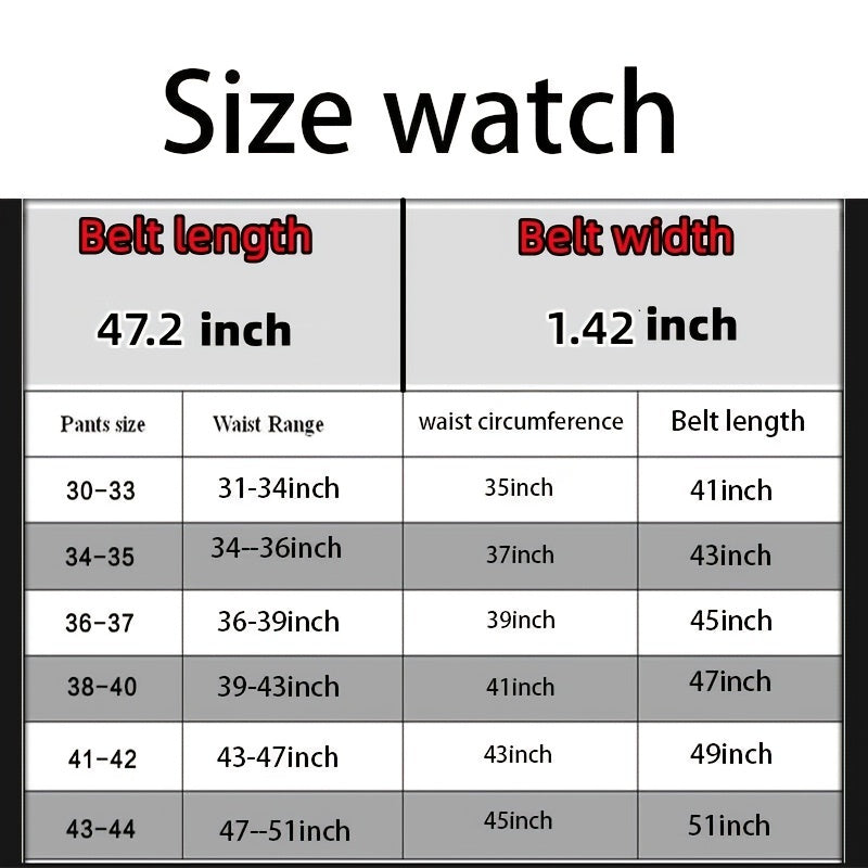 Men's Sports Cargo Casual Nylon Belt Quick Release Buckle