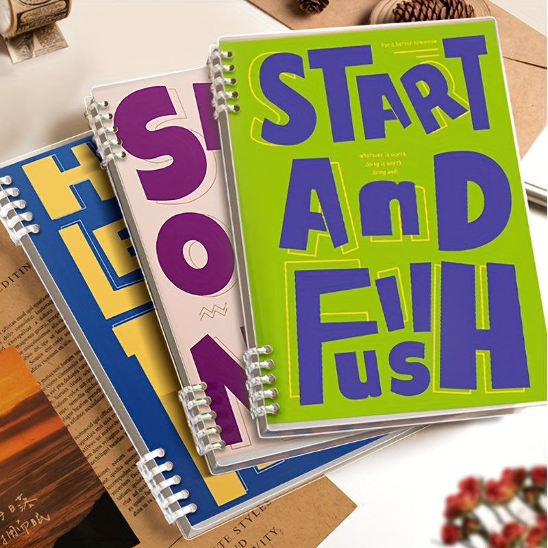 Retro Loose Leaf Notebook Detachable Thickened Refillable Notepad