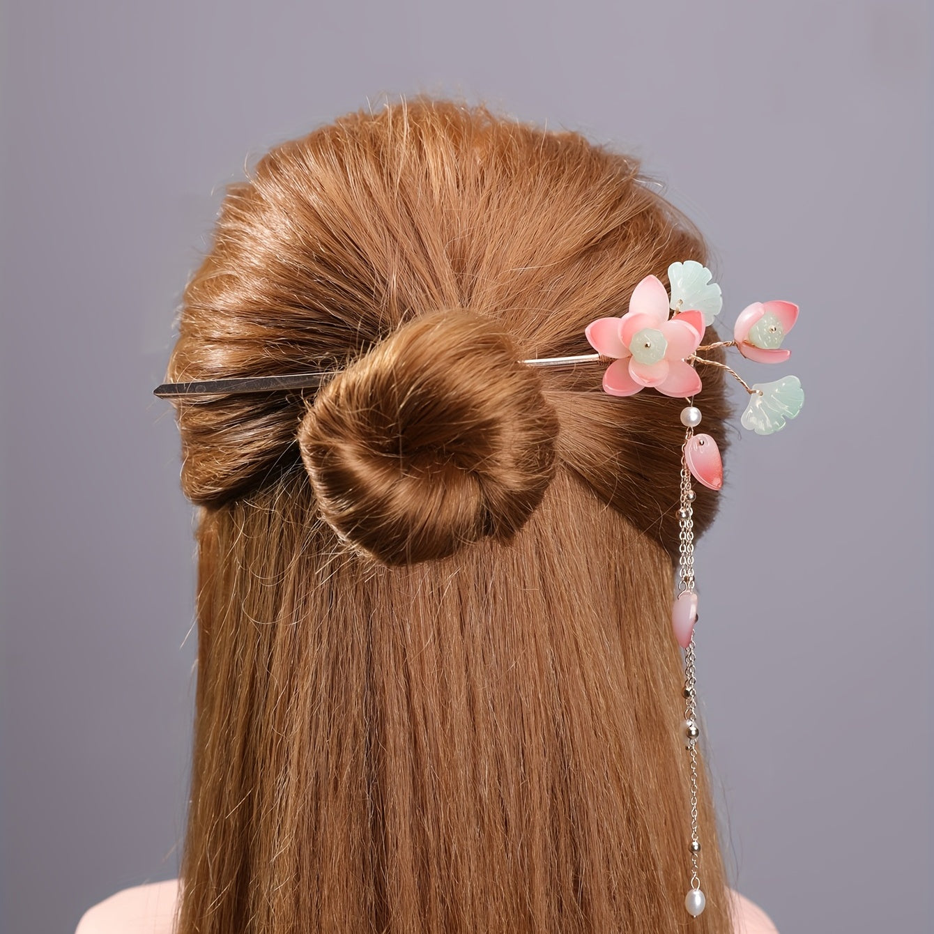Chinese Flower Hairpin Pendant Hair Stick Hair Accessories
