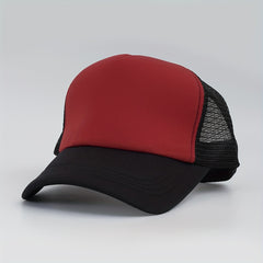 Unisex Sunshade Baseball Cap with Tide Net