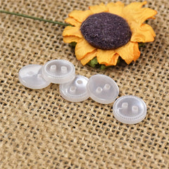 10PCS Resin Real Wave Pearl Laser Pattern Buttons Shirt Studs 059