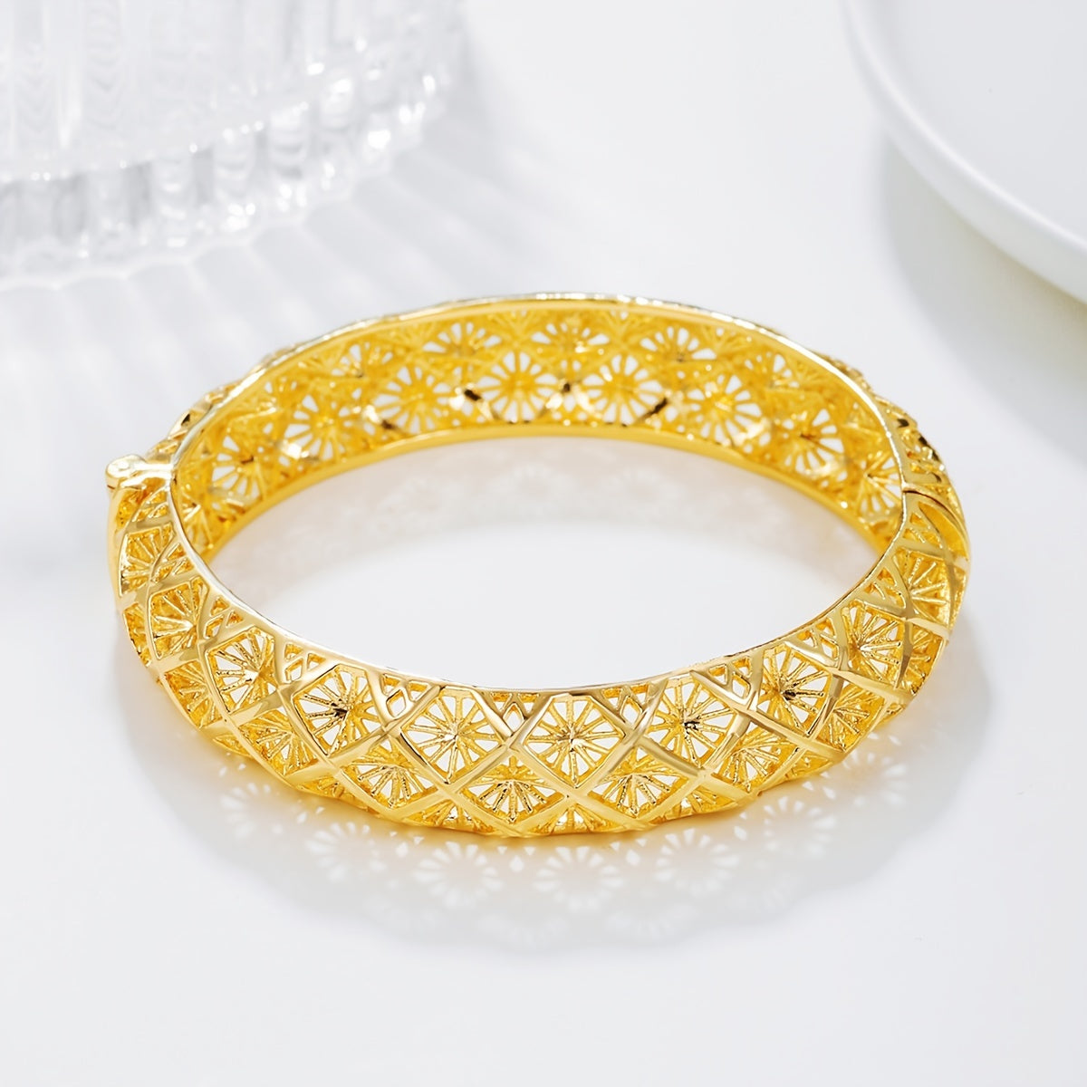 Boho Style Hollow Hand Bangle Wedding Decoration