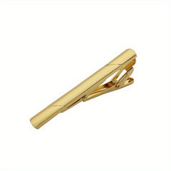 Men's Tie Clip Copper Striped Tie Clip