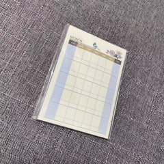 60sheets Weekly Planner Memo Pad Study Time Schedule Daily List
