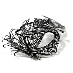Rhinestone Venetian Masquerade Mask for Women