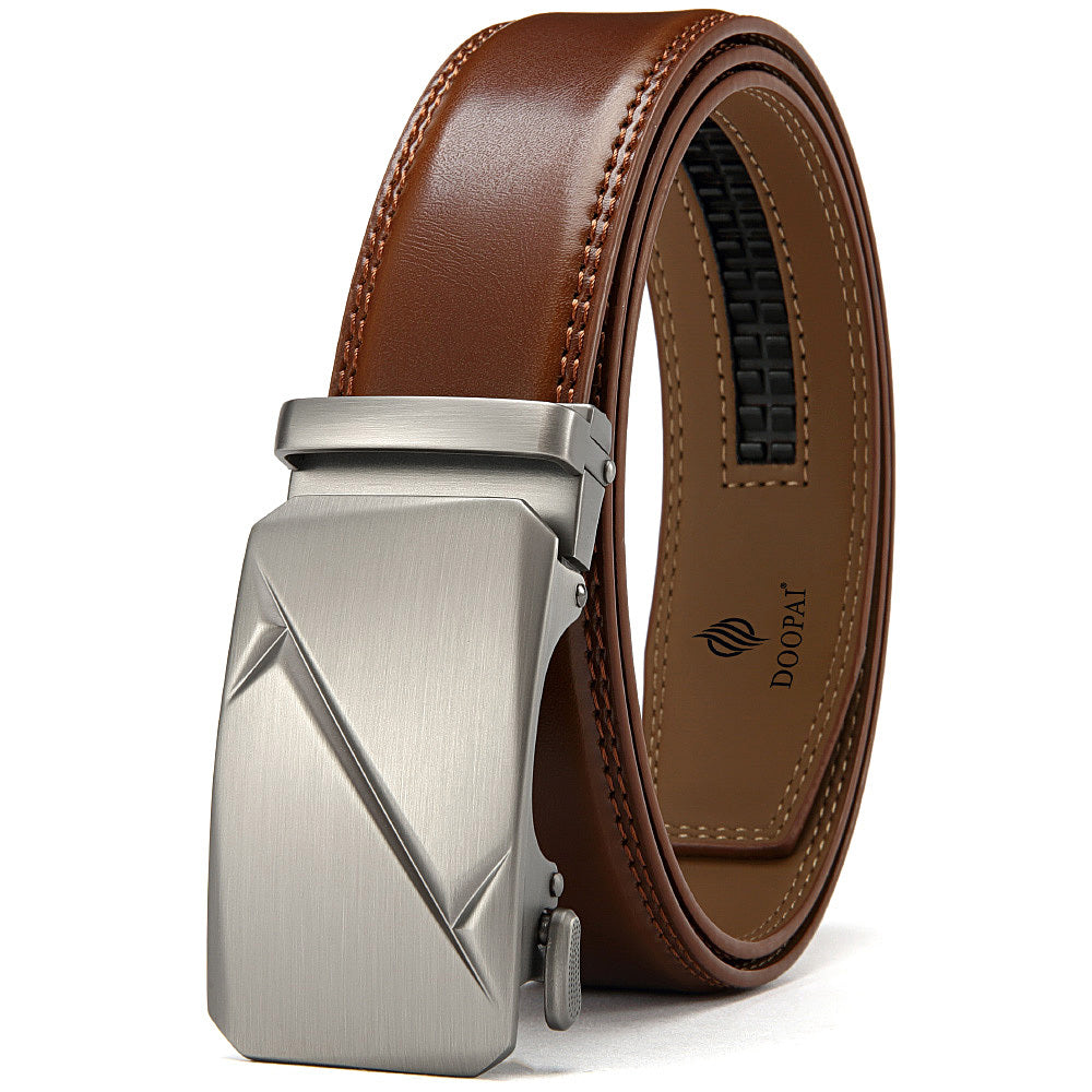 Men's Casual Adjustable PU Dress Belt