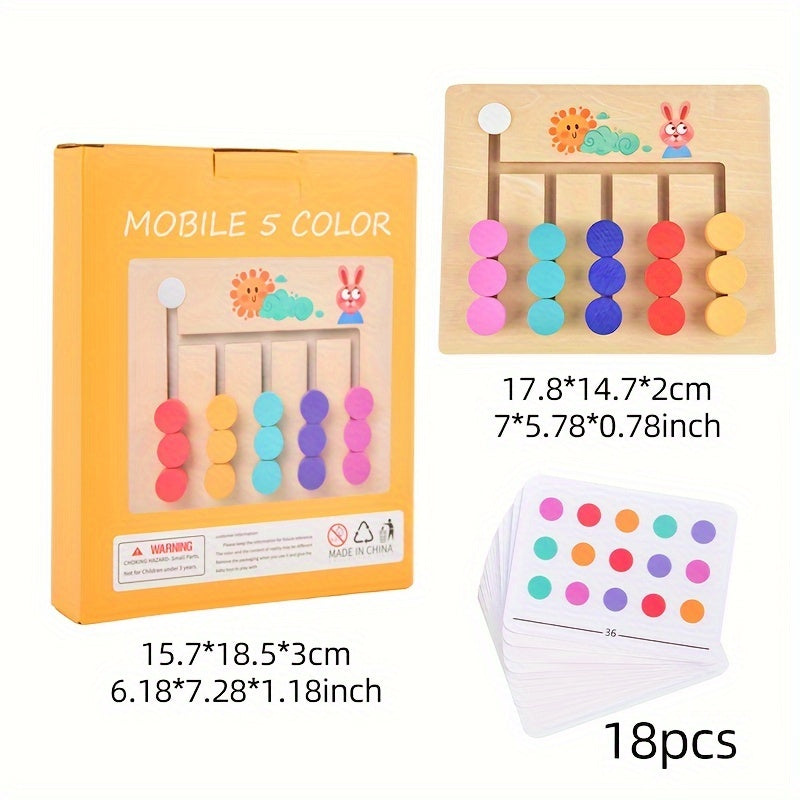 Wooden Go Chess Game Toddler Puzzle Think Educational Developmental Toy