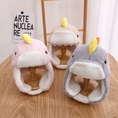 Dinosaur Full Fleece Earmuffs Winter Warm Boys Girls