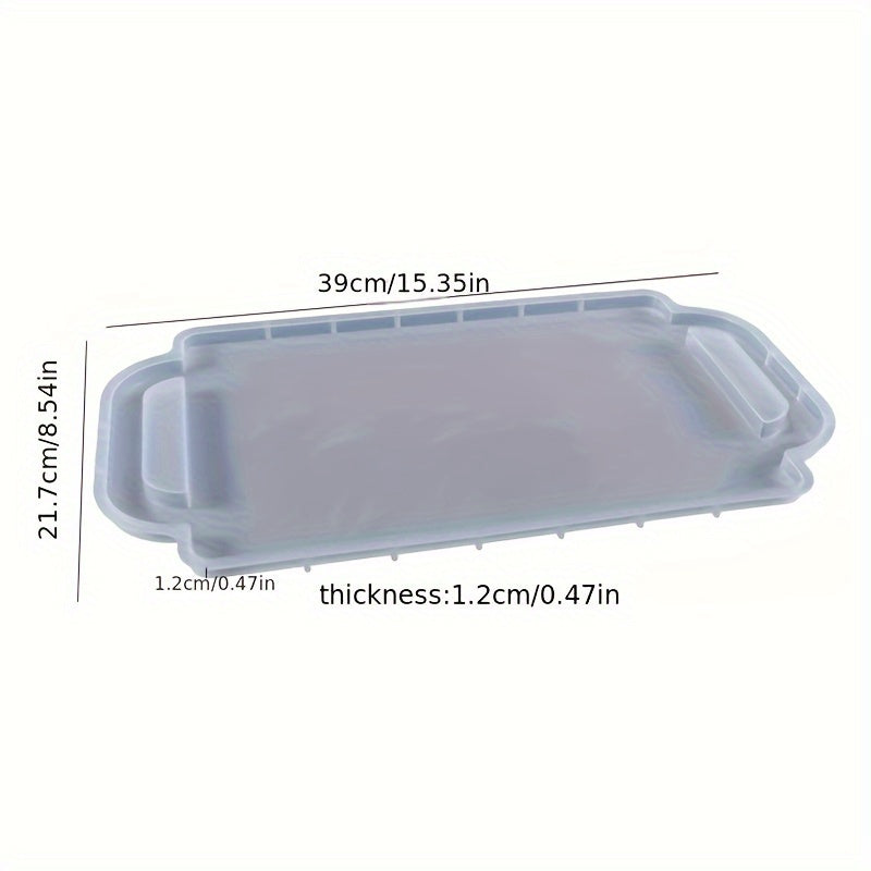 Silicone Resin Mold Food Serving Tray with Handle