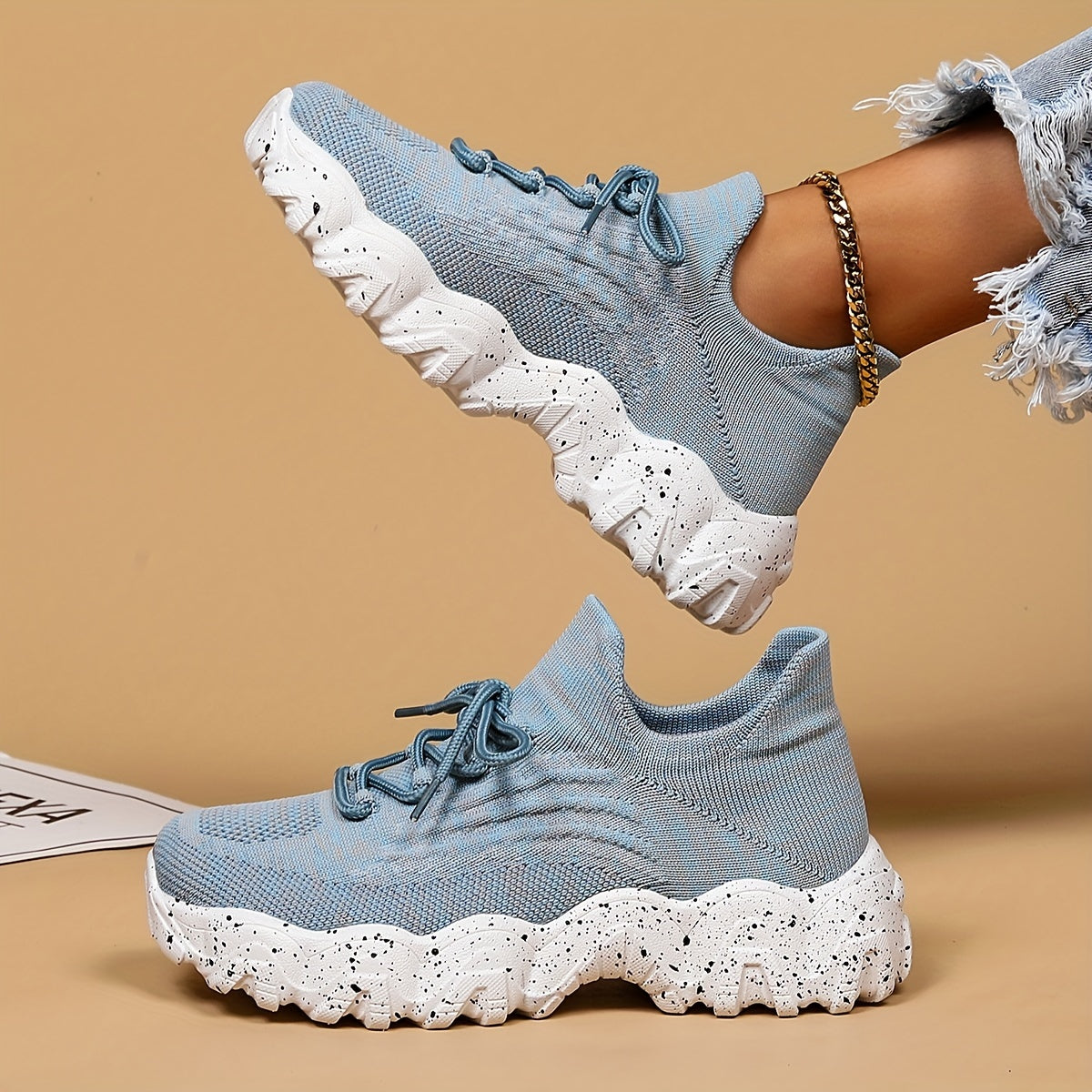 Women's Chunky Sneakers Breathable Running Shoes