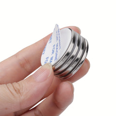 4Pcs Neodymium Disc Magnets Adhesive Backing Fridge DIY Crafts Board