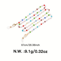 Candy Beaded Glasses Chain Anti Slip Sunglasses Lanyard