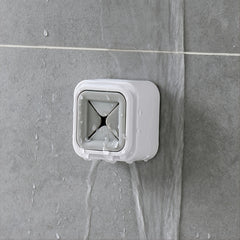 Adhesive Square Towel Holder Wall Mount Hook for Kitchen and Bathroom