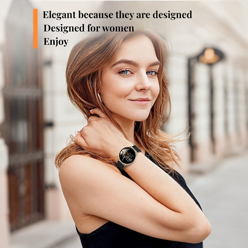 Women's 1.3'' AMOLED Smartwatch - Answer Calls, Fitness Tracker