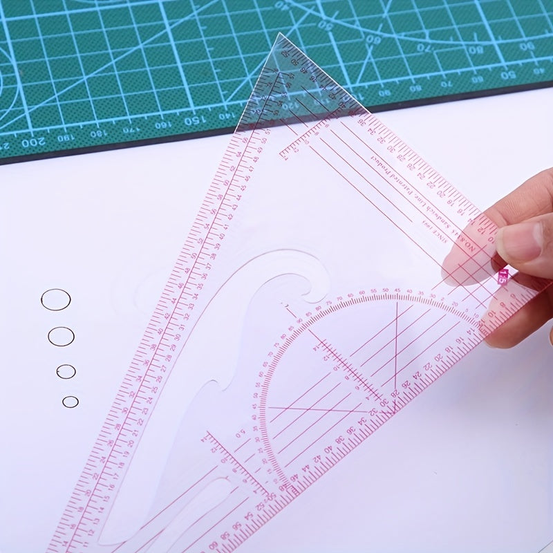 Tailor Measuring Ruler Kit for DIY Sewing Patterns Quilting Tools