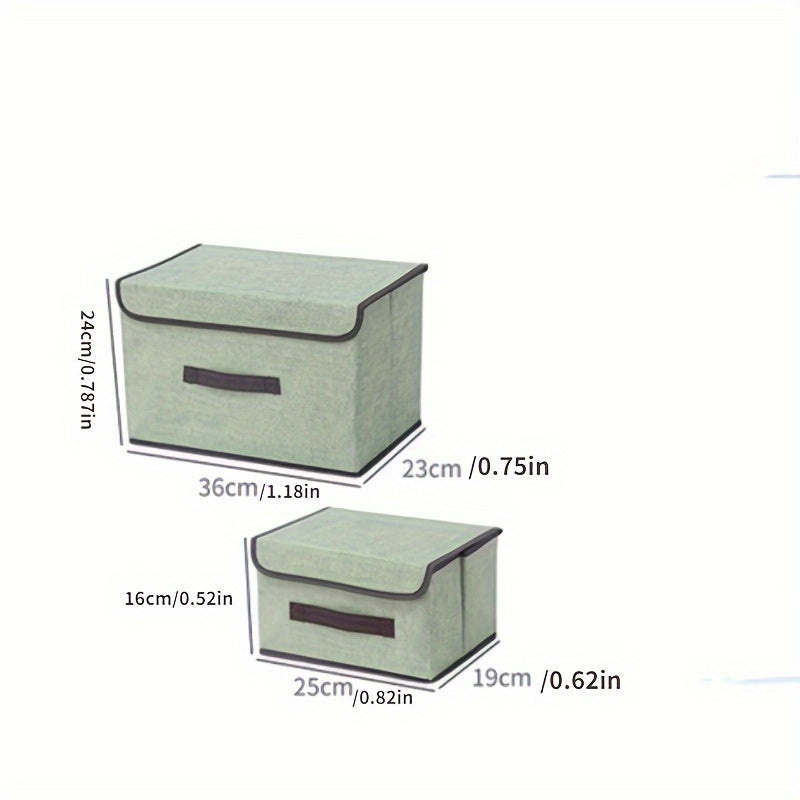 Foldable Clothes Storage Organizer Box Non Woven Dustproof