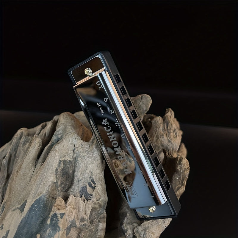 10 Holes Harmonica Mouth Organ Puzzle Musical Instrument Beginner