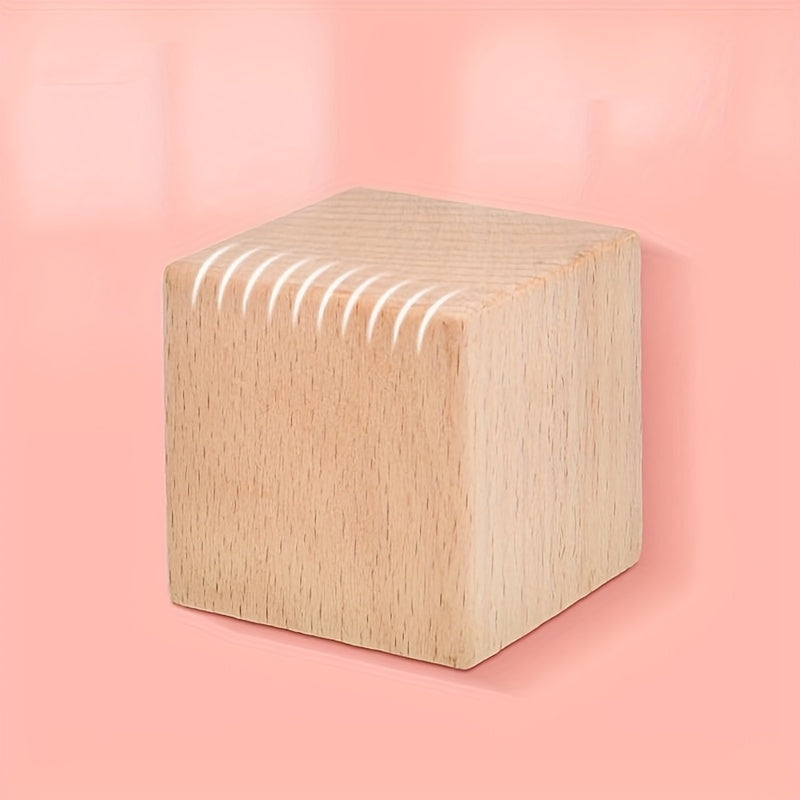 Wooden 3D Building Blocks for Fine Motor Skills