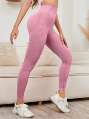 Solid Seamless Yoga Pants Butt Lifting Fitness Leggings Women's Activewear