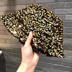 Y2K Sequin Bucket Hat Hip Hop Fisherman Cap