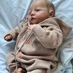 Realistic 19 Inch Reborn Baby Doll Soft Vinyl Lifelike Newborn Toy