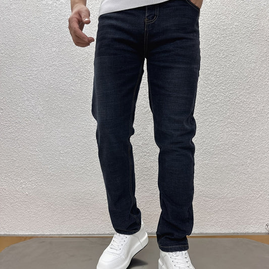 Men's Straight Stretch Jeans Casual