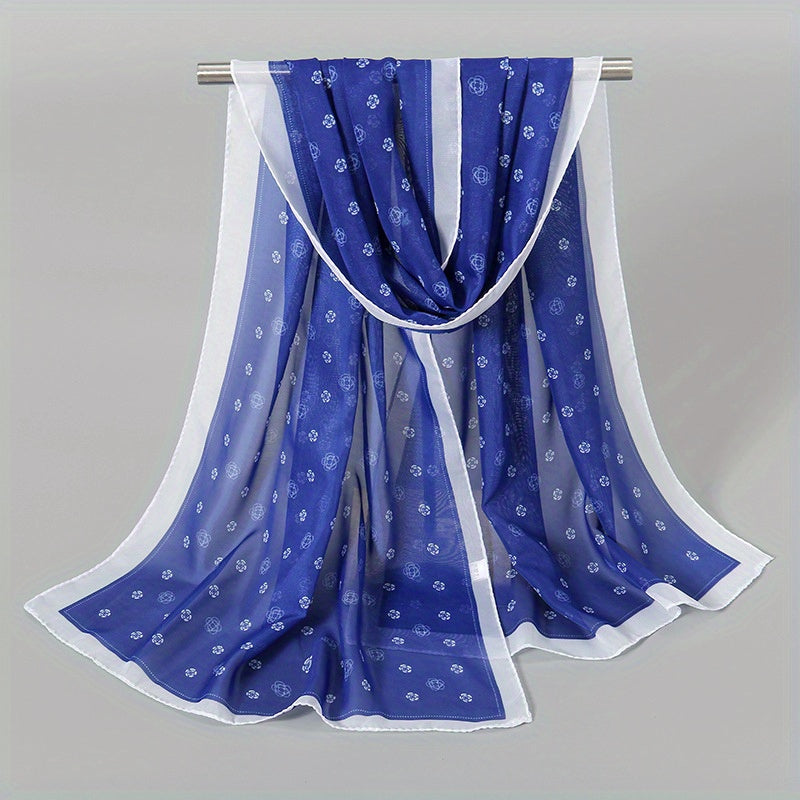 Boho Chiffon Yarn Scarf Lightweight Shawl Wrap Sunscreen Hijab