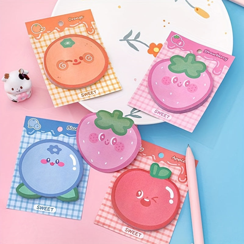 30 Sheets Fruit Shaped Sticky Notes Student Memo Pad N Times Sticker
